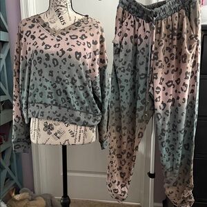 Ariella Multicolor Leopard Print Jumpsuit